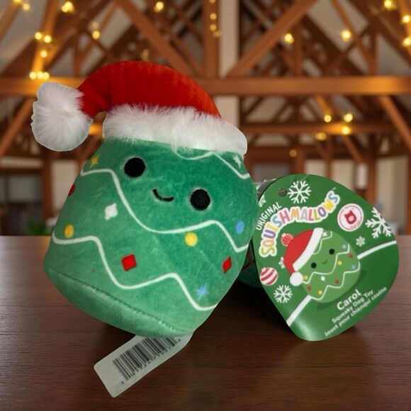 2023 Holiday Squeeky Plush Squishmallow Squad For Dogs Gilindo Carol & Gina - Picture 4 of 5